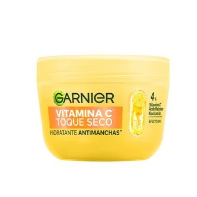 GARNIER CREMA FACIAL HIDRATANTE TOQUE SECO CON VITAMINA C X 85 G.